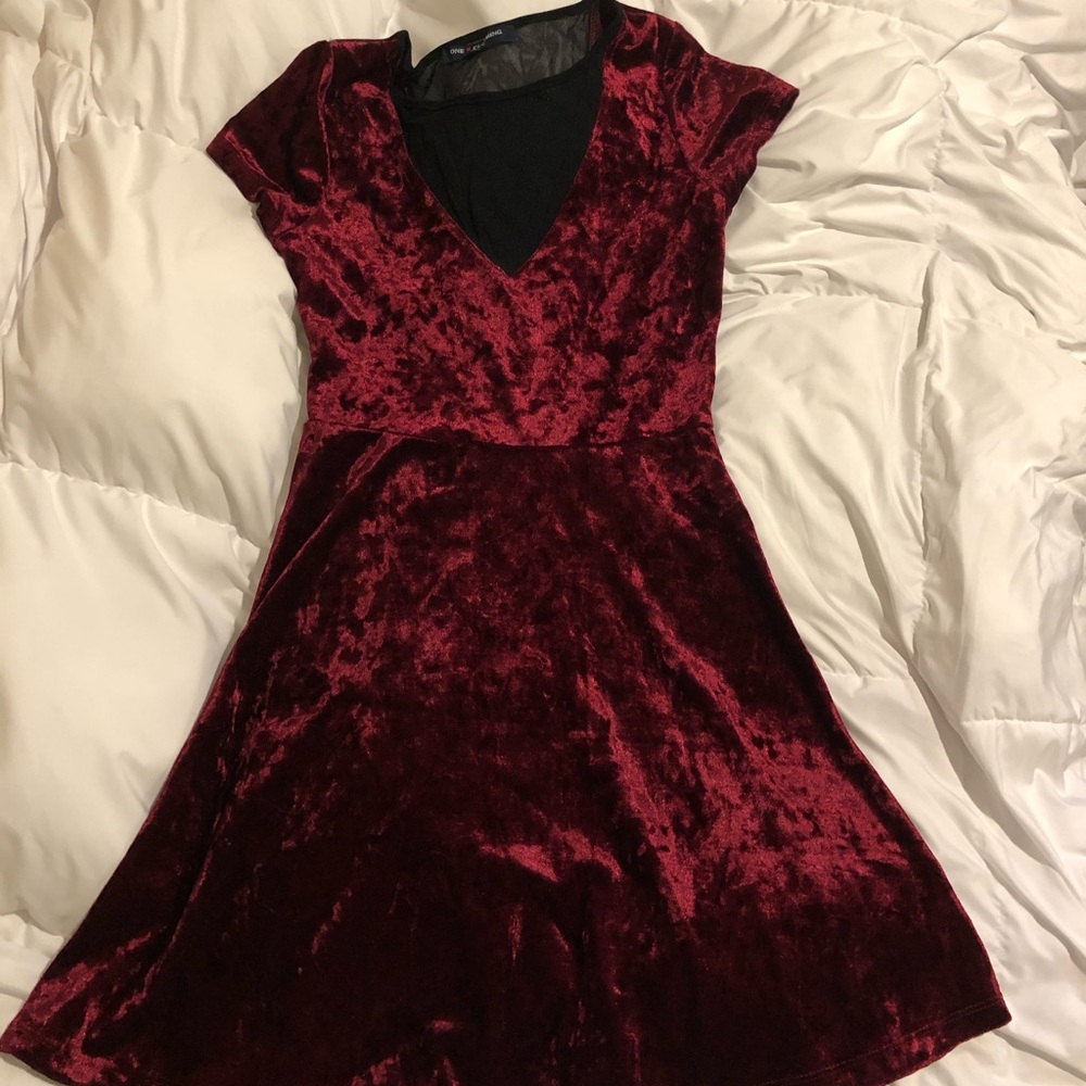 Red Velvet Dress